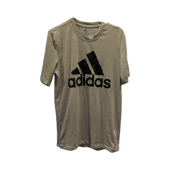 adidas Other - Adidas Men's Beige T-Shirt with Black Logo